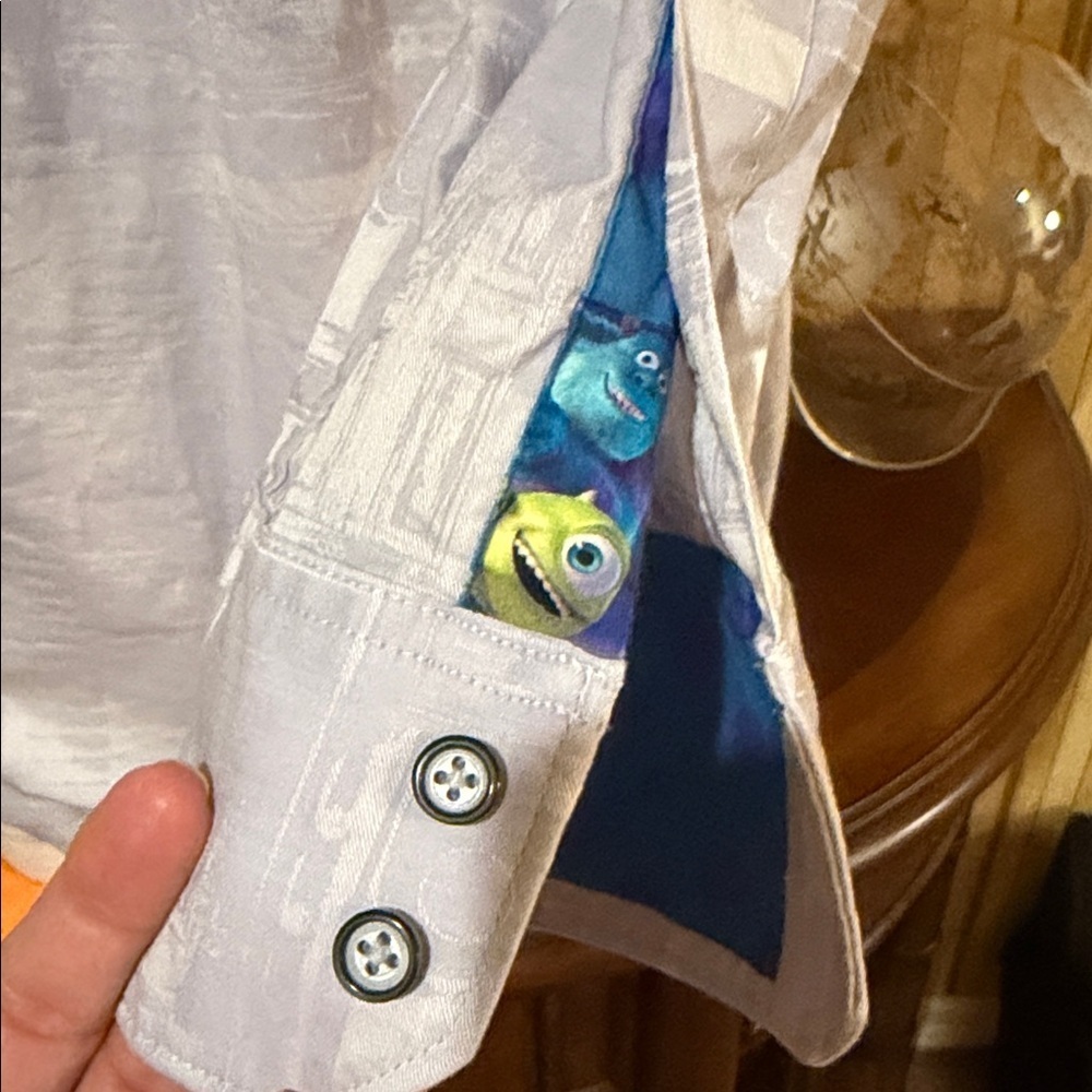 Disney PIXAR X Robert Graham Patterned Character LSleeve Button-Down Classic 2XL - Picture 7 of 15